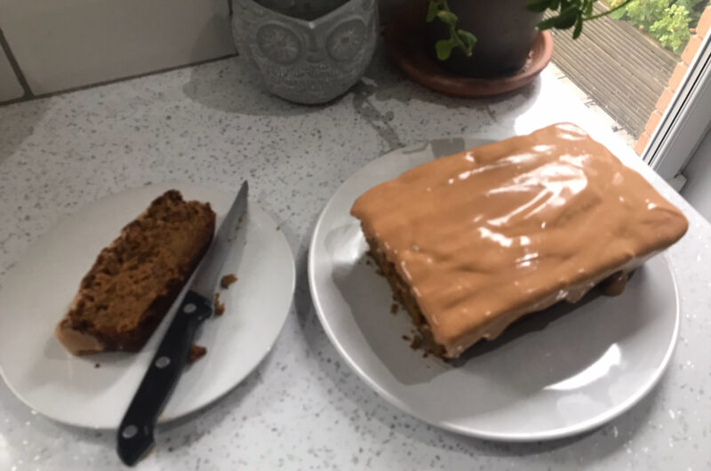 Carrot cake with cream cheese frosting